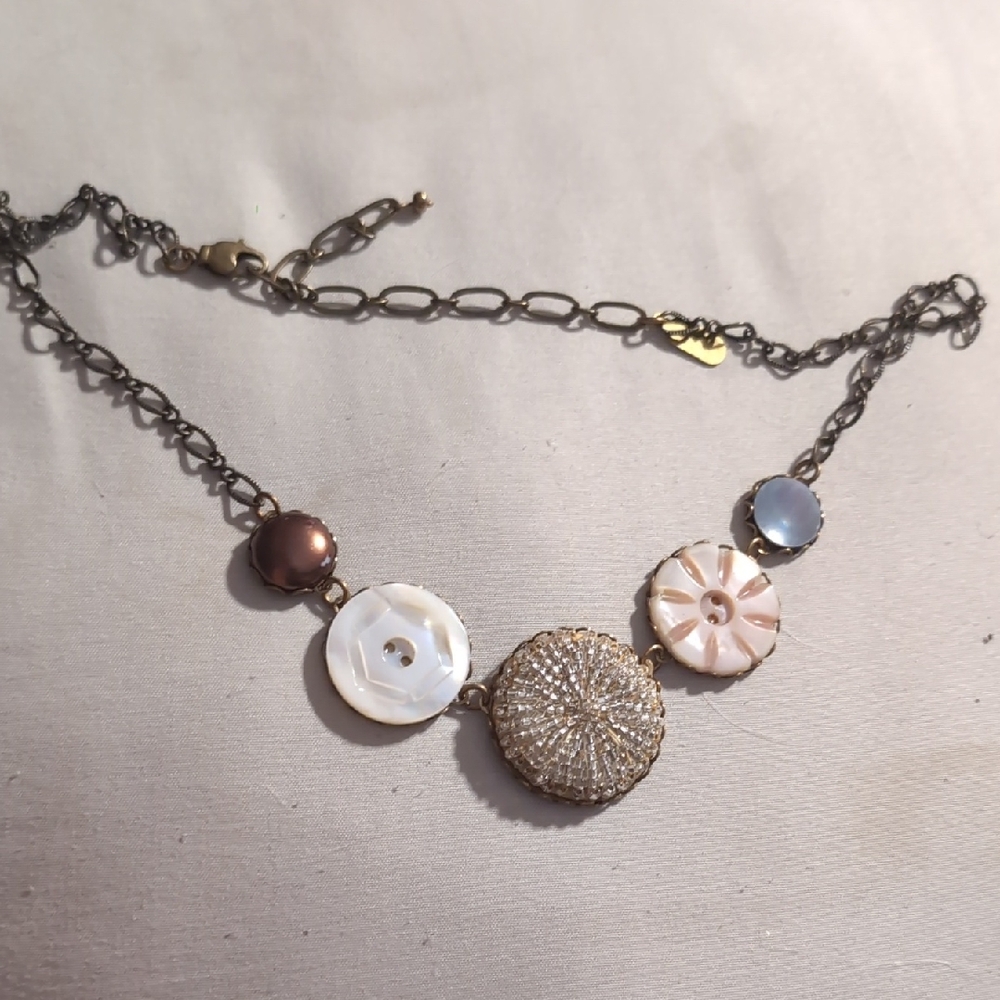 Necklace Made By Grandmothers Buttons
